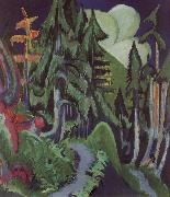 Mountain forest Ernst Ludwig Kirchner